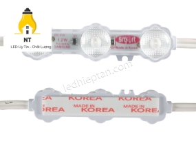 LED 3 bóng trắng ấm Hàn Quốc 2835 điểm SMART 1.2W 3000K