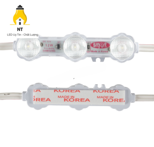 LED 3 bóng trắng Hàn Quốc 1.2W len siêu sáng SMART 10000K