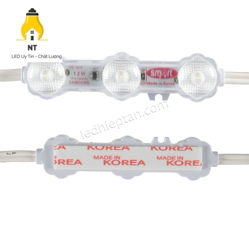 LED 3 bóng trắng ấm Hàn Quốc 2835 điểm SMART 1.2W 3000K