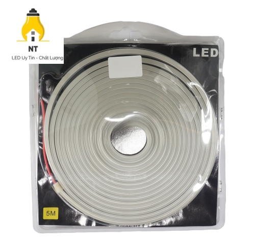 Cuộn LED neon TRẮNG ẤM 5m Lotaa